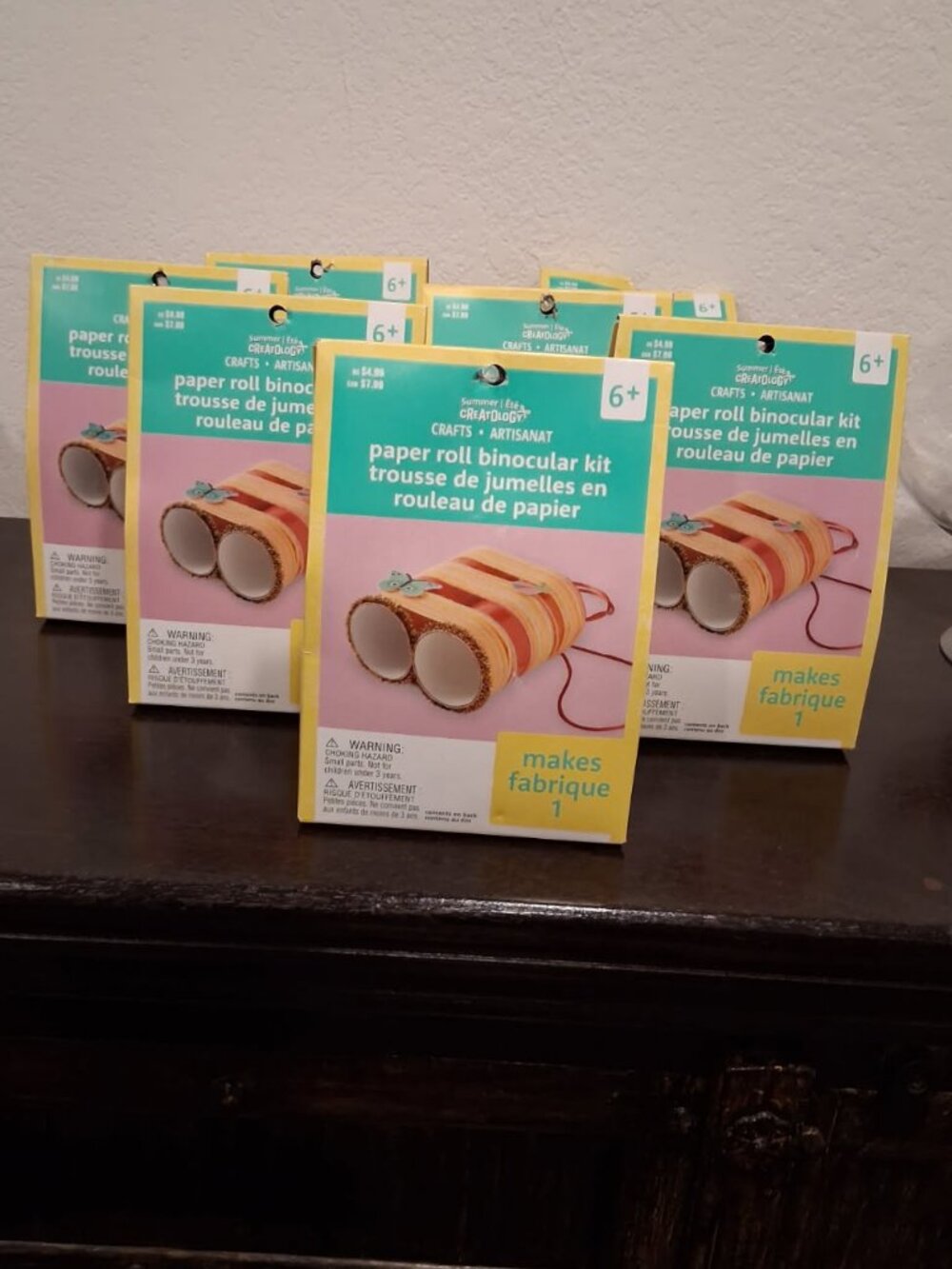 Paper Roll Binocular Kit, 7 New Kits, Perfect Summer Craft